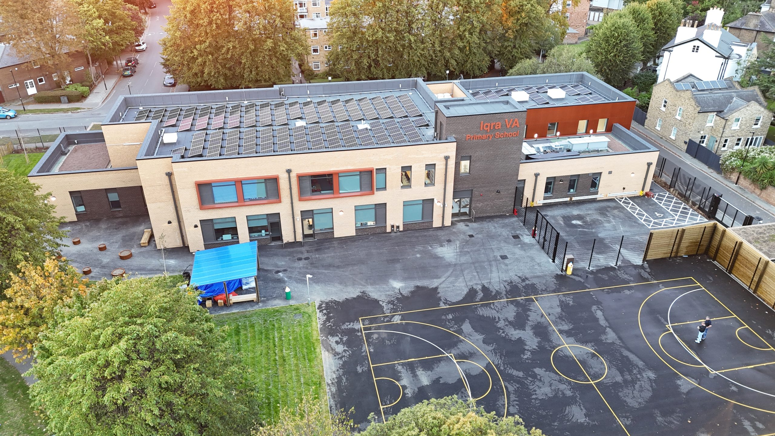 Iqra VA Primary School aerial view