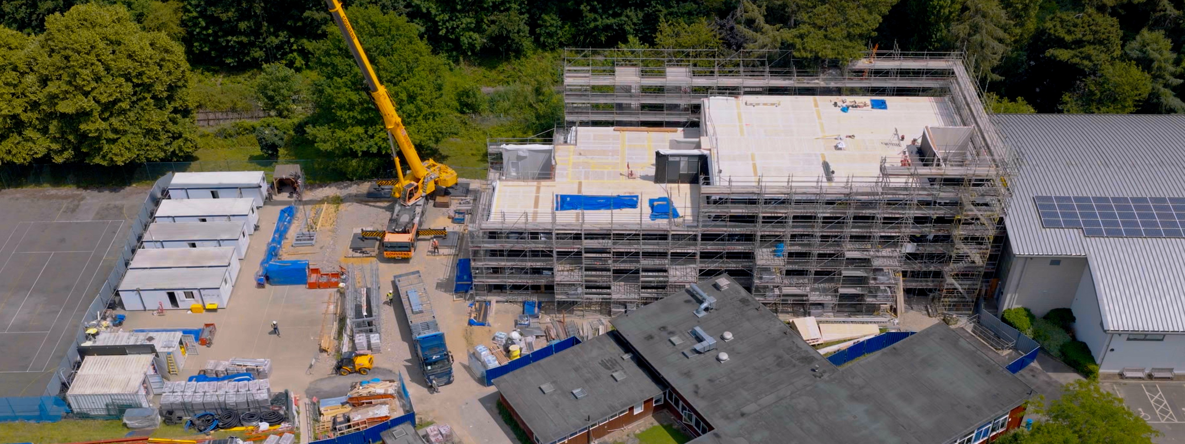 Maidstone Grammar School construction progress